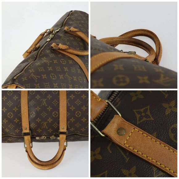 LOUIS VUITTON Monogram Keepall 55 Boston Bag M41424 LV Auth ep12372 - Picture 16 of 16
